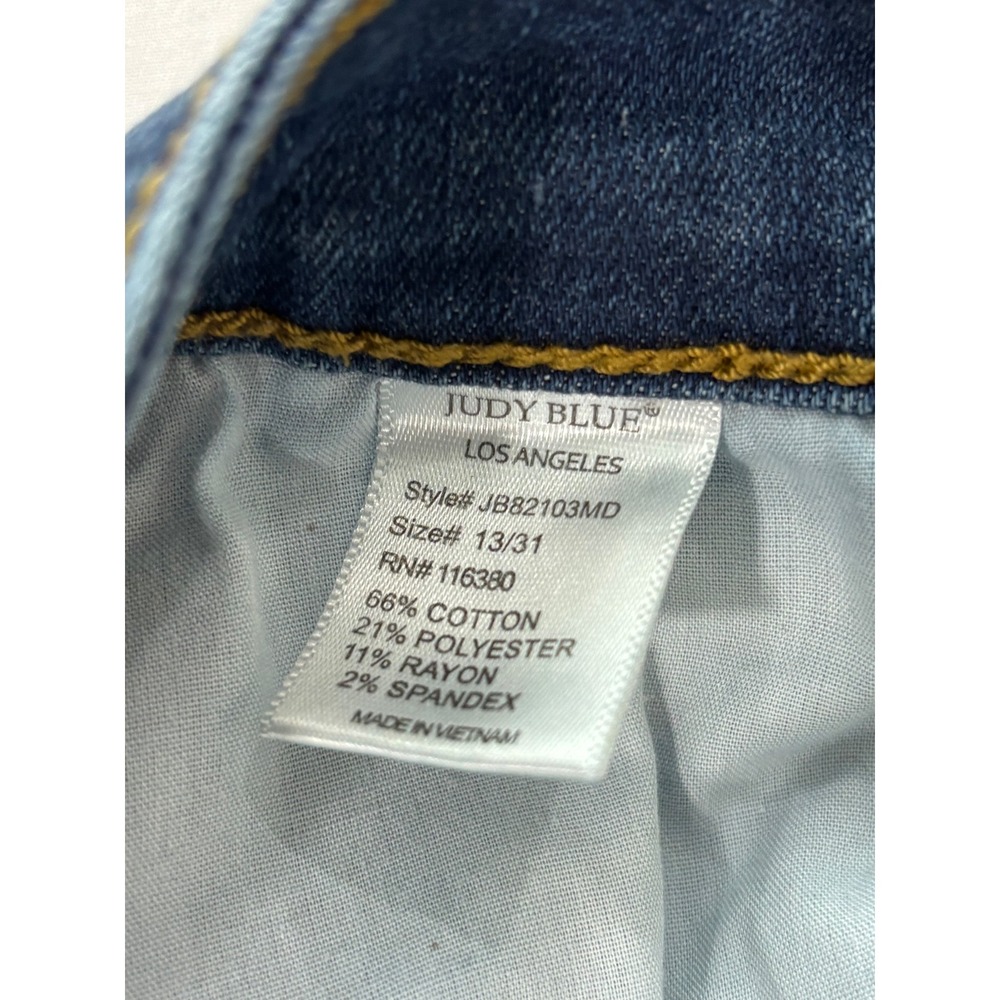 Judy Blue Relaxed Fit Medium Wash Jeans Size 13/31 Style Stretch Denim - Picture 8 of 11
